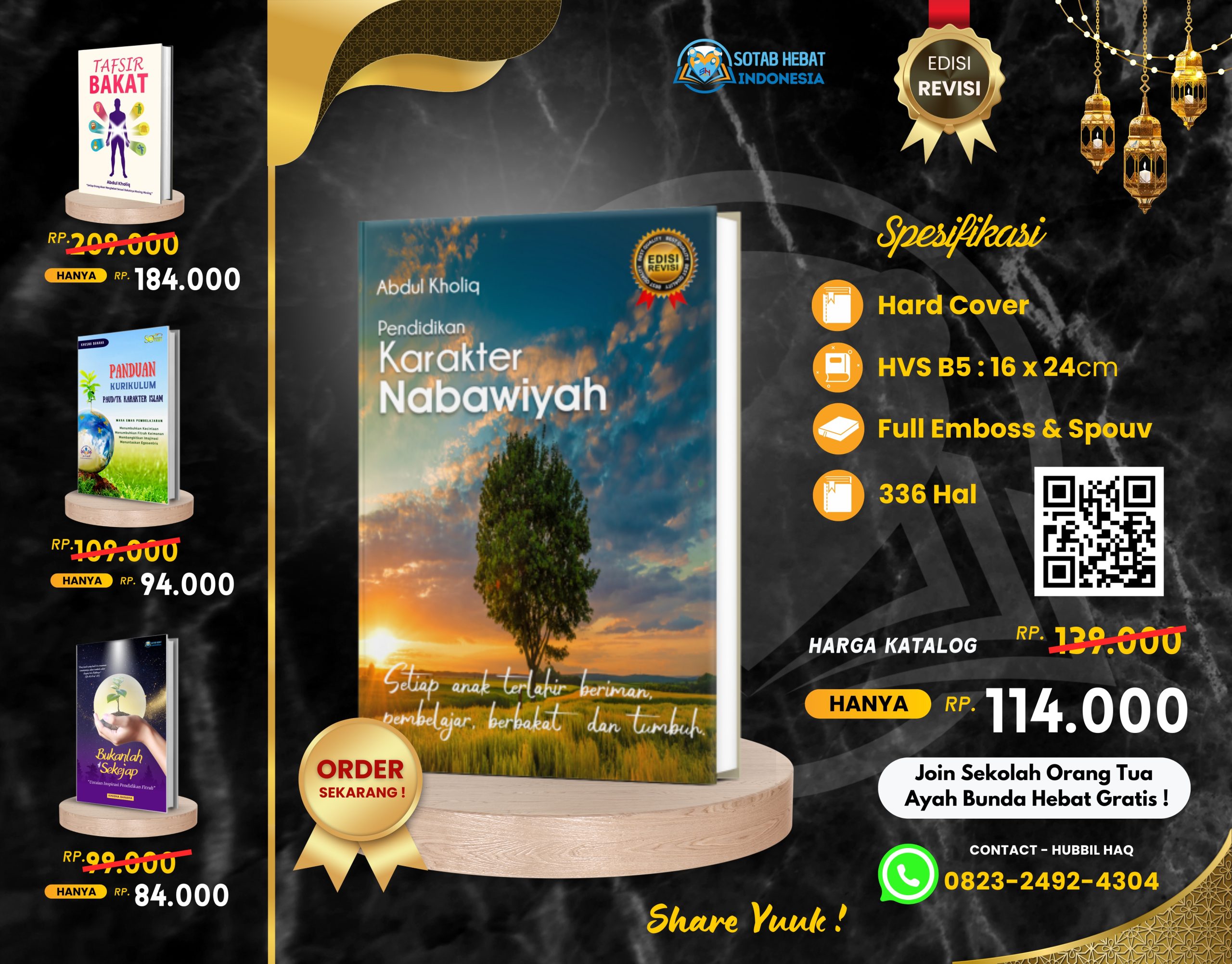 BUKU PENDIDIKAN KARAKTER NABAWIYAH - Edisi Revisi