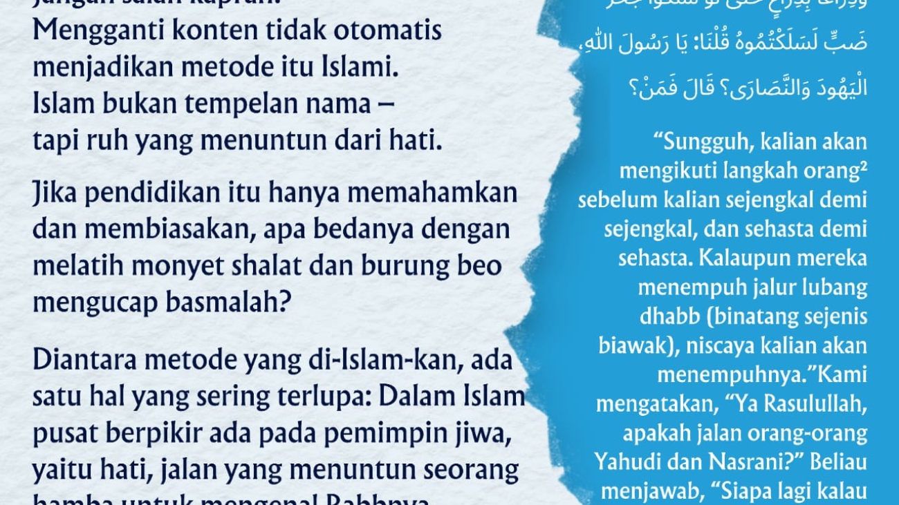 Meng-Islam-kan Metode Non-Islam