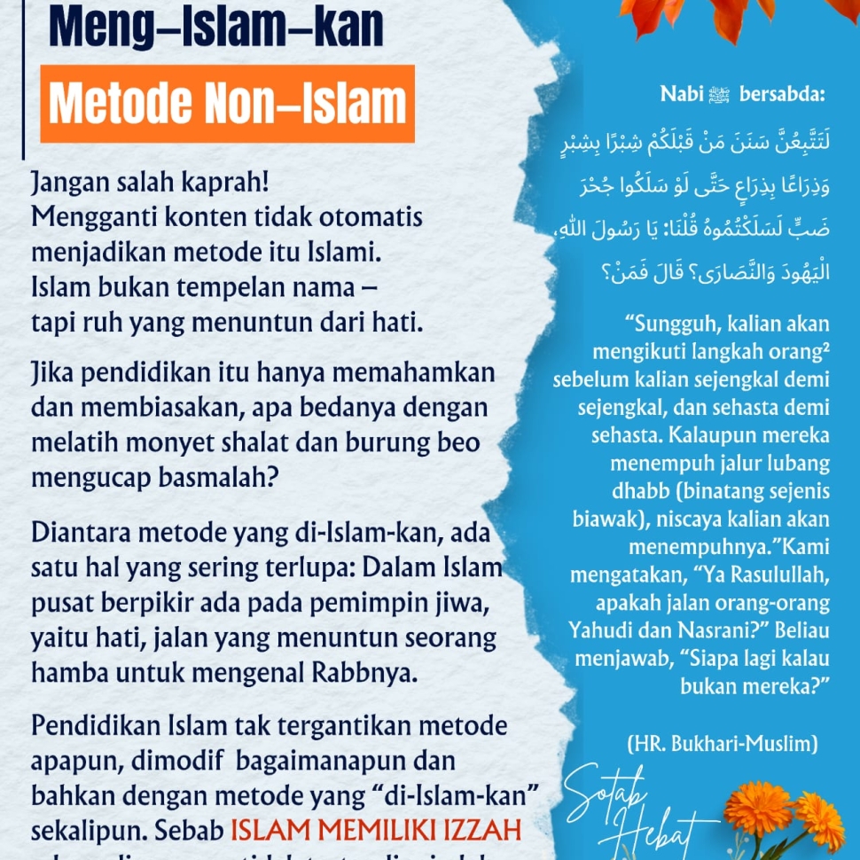 Meng-Islam-kan Metode Non-Islam