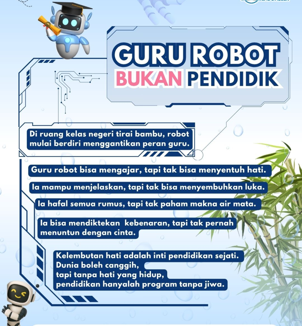 GURU ROBOT BUKAN PENDIDIK
