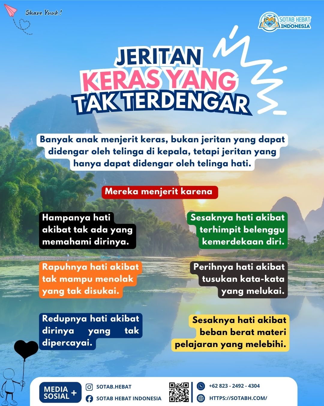 JERITAN KERAS YANG TAK TERDENGAR JERITAN KERAS YANG TAK TERDENGAR