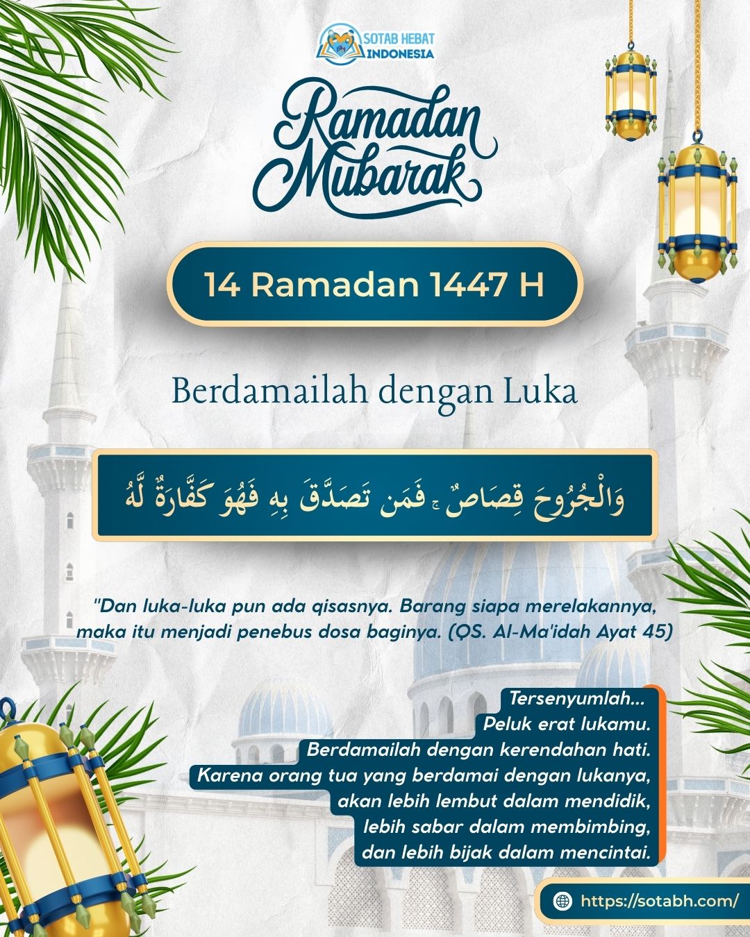 BERDAMAILAH DENGAN LUKA