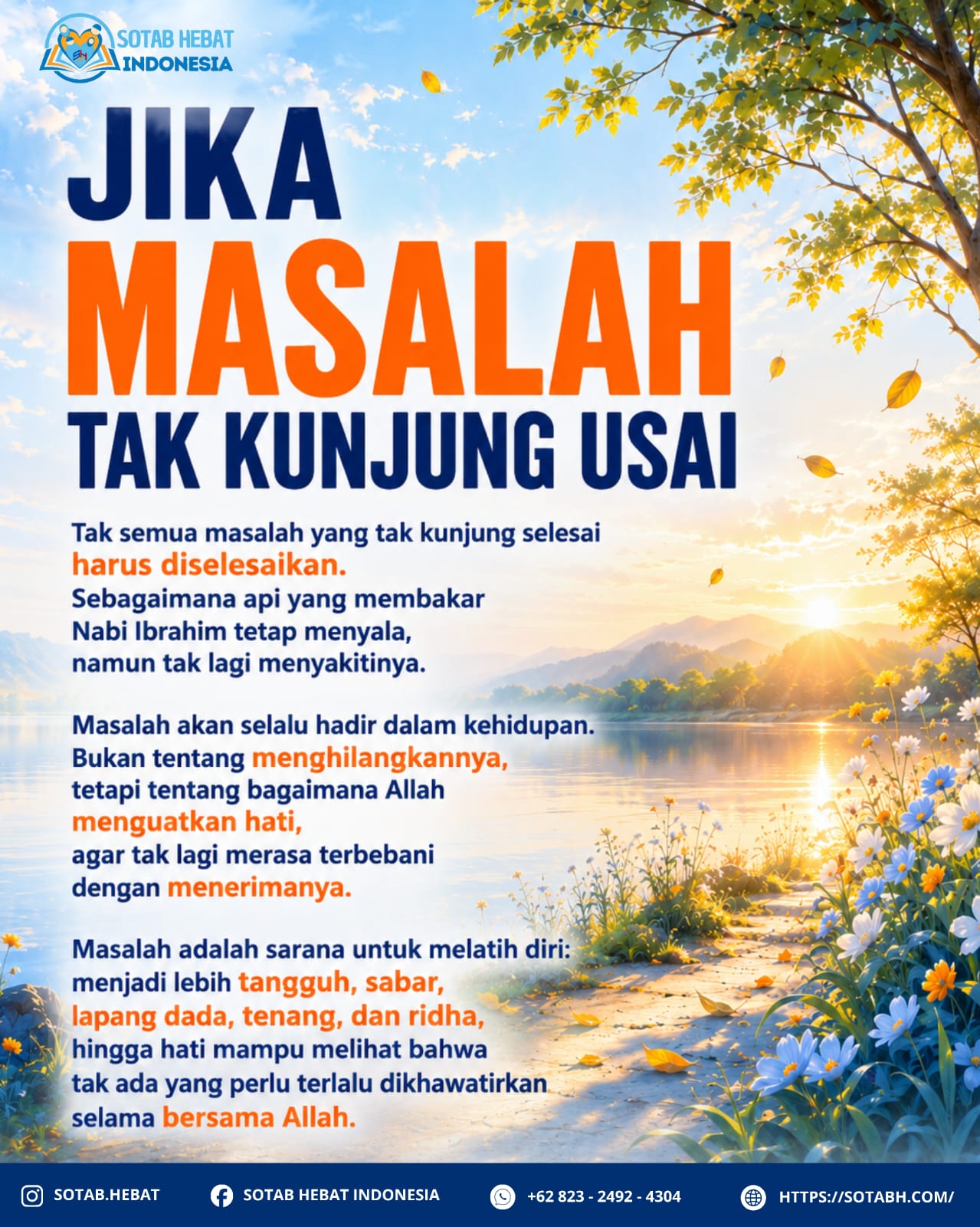 JIKA MASALAH TAK KUNJUNG USAI JIKA MASALAH TAK KUNJUNG USAI