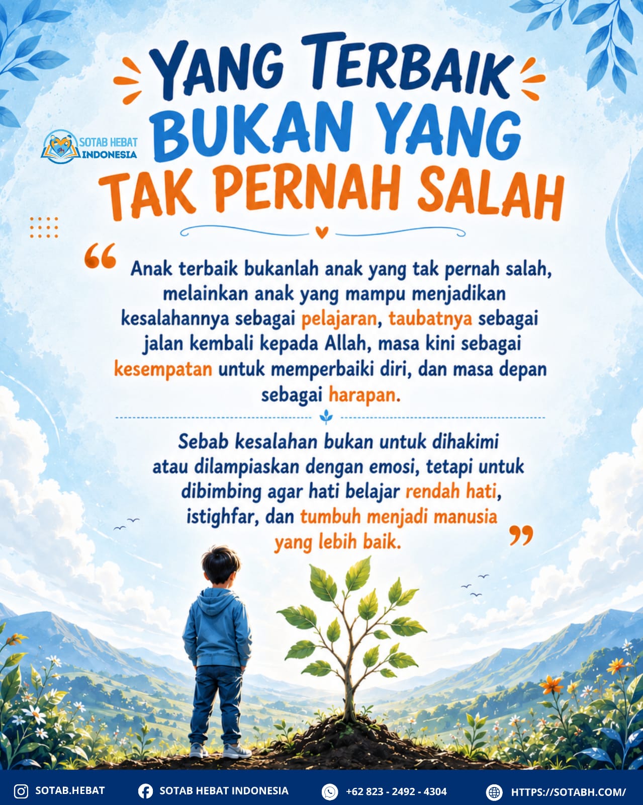 YANG TERBAIK BUKAN YANG TAK PERNAH SALAH YANG TERBAIK BUKAN YANG TAK PERNAH SALAH