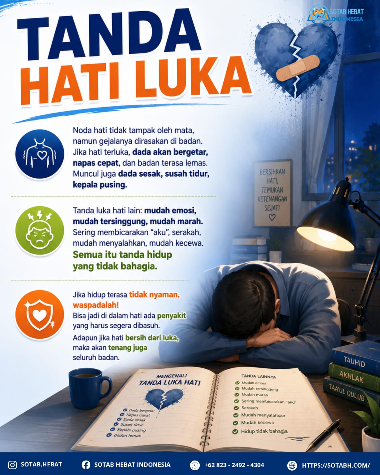 MENGHAPUS NODA HATI (Bagian 2: Tanda luka hati)