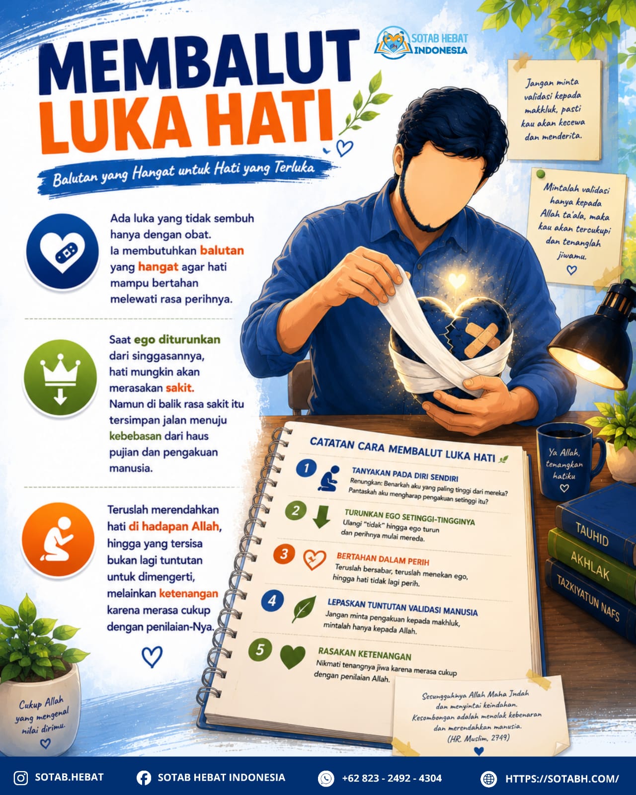 MENGHAPUS NODA HATI (Bagian 6: Membalut luka hati, ke 1)