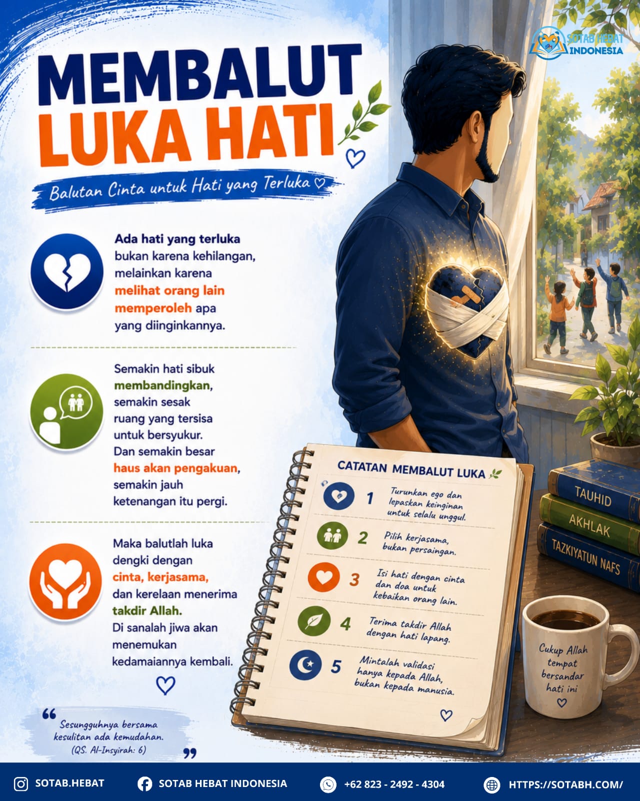 MENGHAPUS NODA HATI (Bagian 7 : Membalut luka hati, ke 2) MENGHAPUS NODA HATI (Bagian 7 : Membalut luka hati, ke 2)