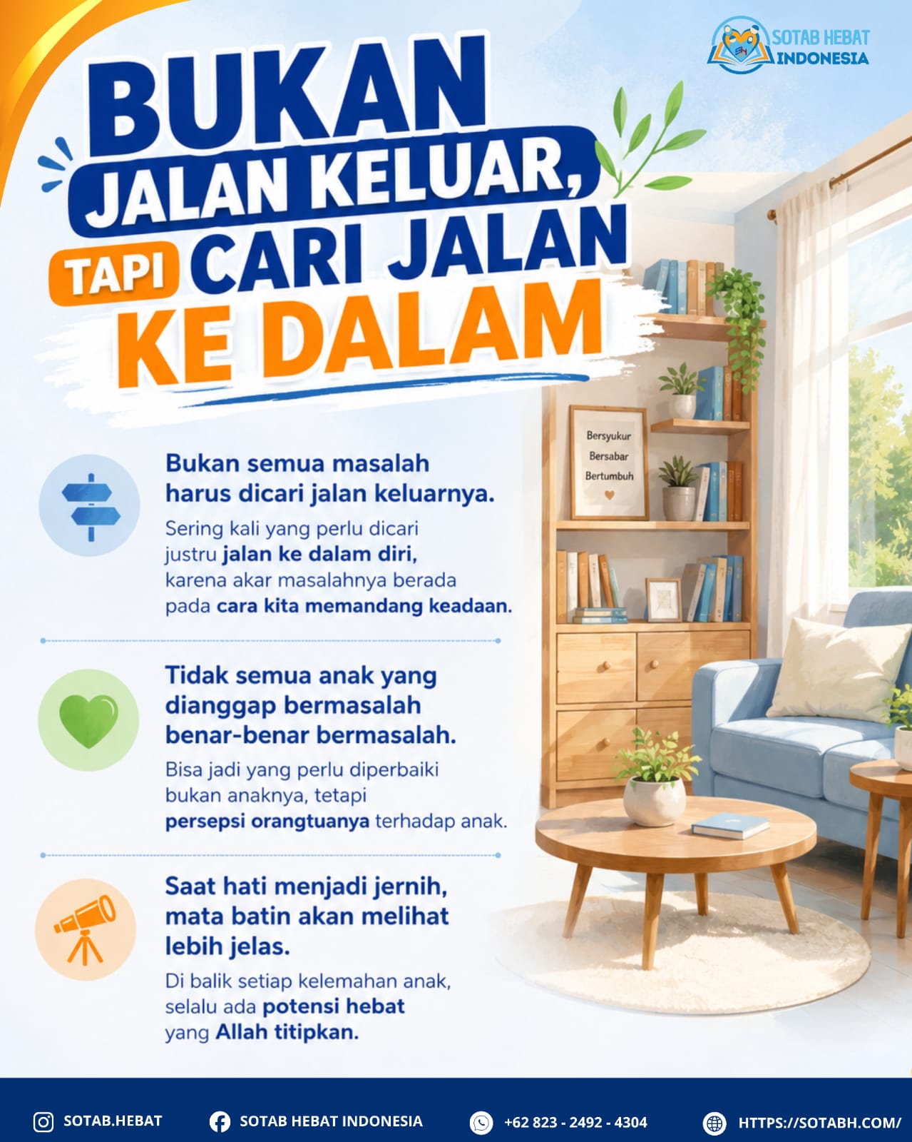 BUKAN JALAN KELUAR, TAPI CARI JALAN KE DALAM BUKAN JALAN KELUAR, TAPI CARI JALAN KE DALAM