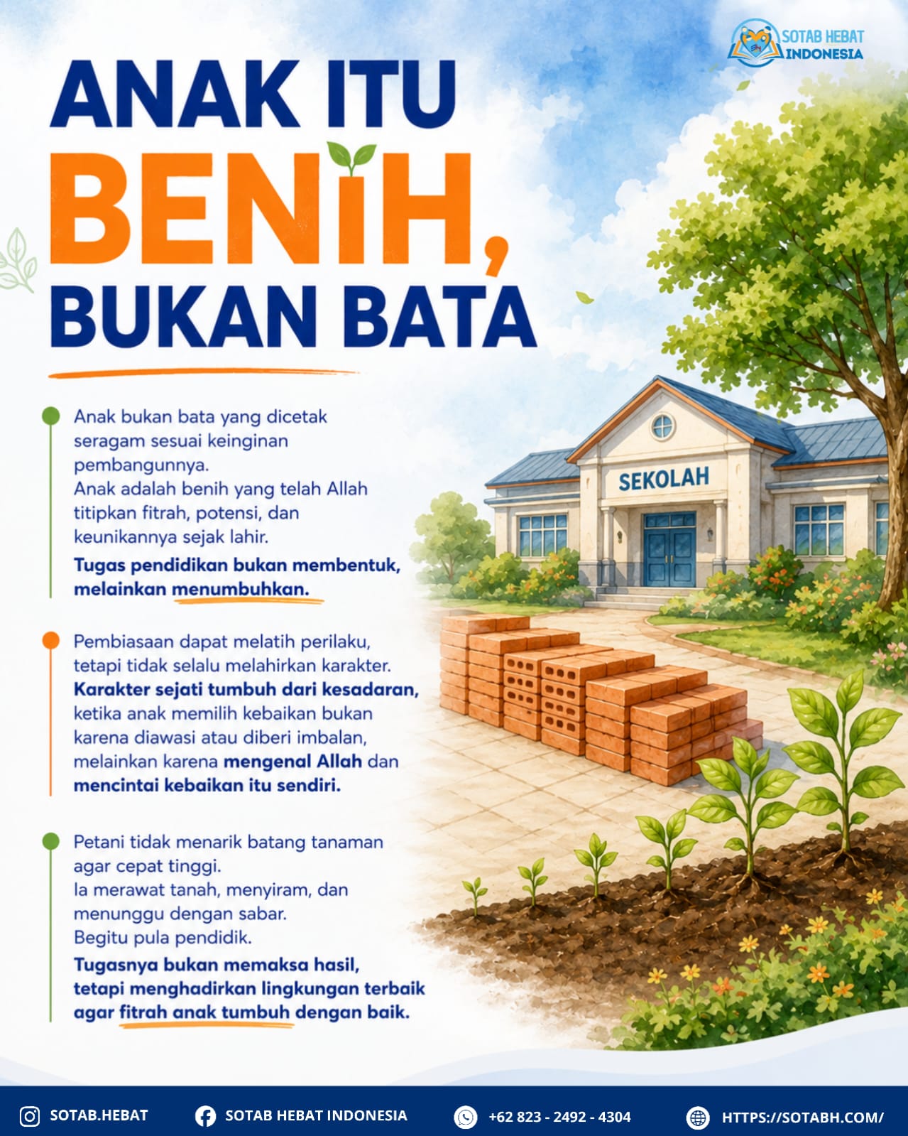 ANAK ITU BENIH, BUKAN BATA ANAK ITU BENIH, BUKAN BATA