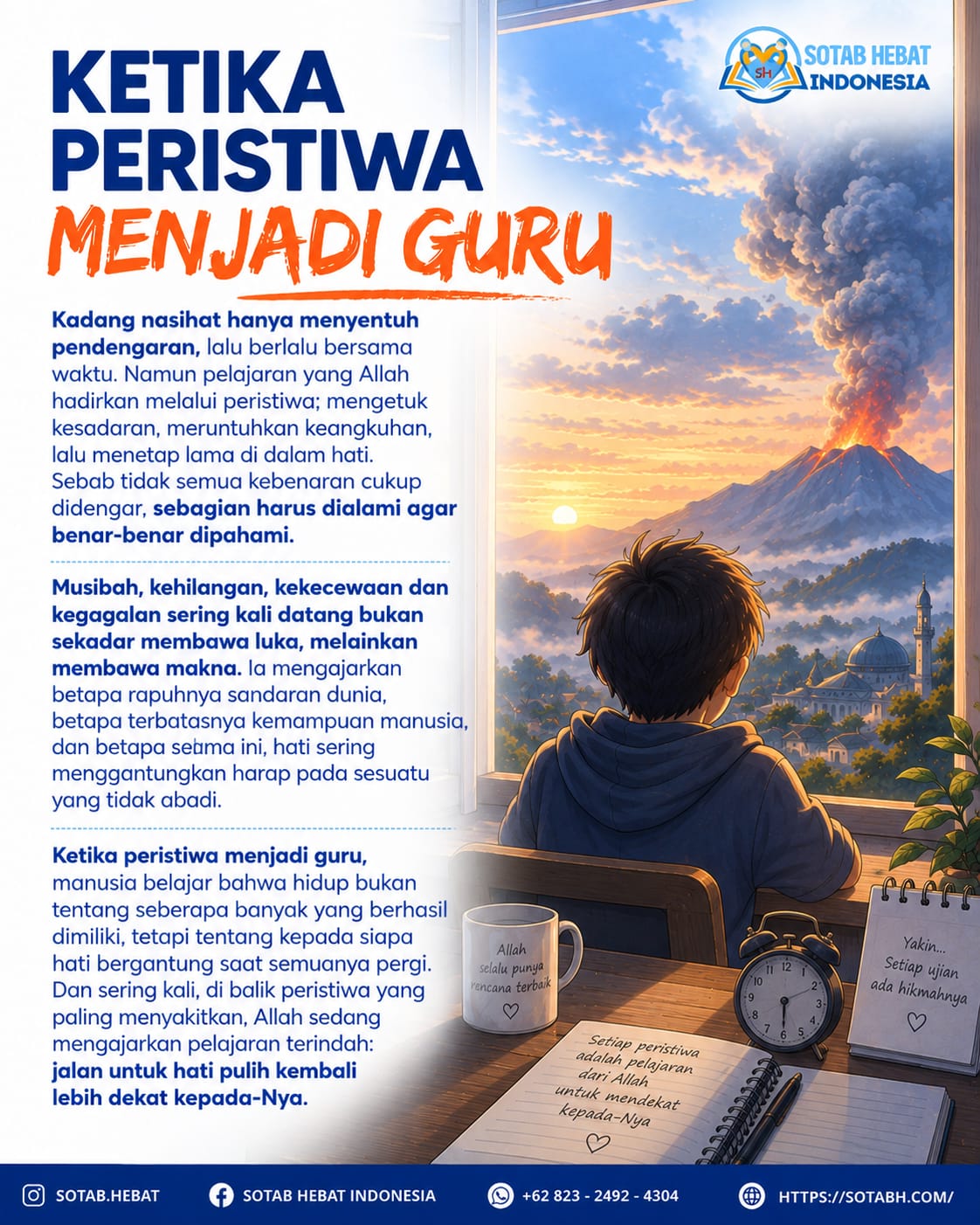 KETIKA PERISTIWA MENJADI GURU