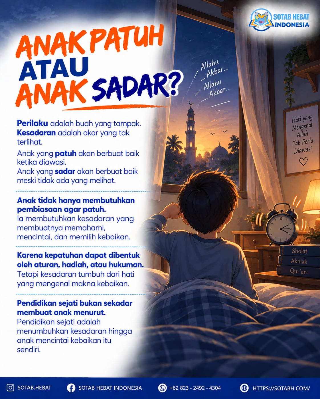 ANAK PATUH ATAU ANAK SADAR?