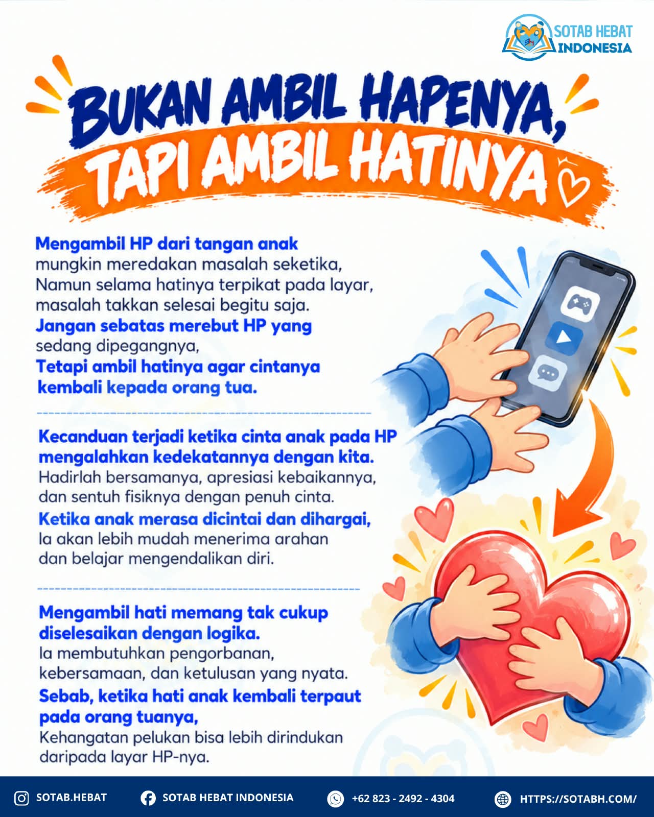 BUKAN AMBIL HAPENYA, TAPI AMBIL HATINYA