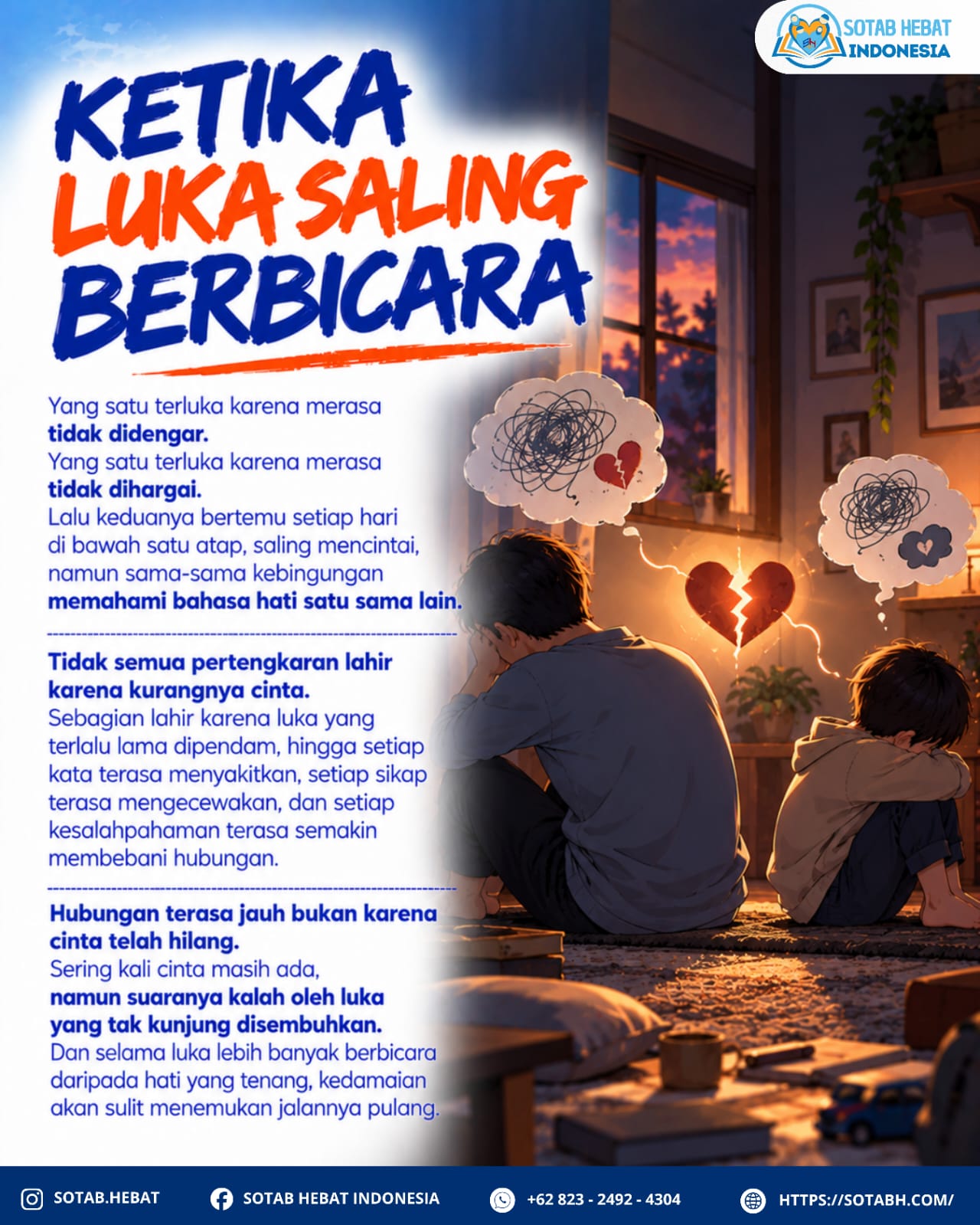 KETIKA LUKA SALING BERBICARA